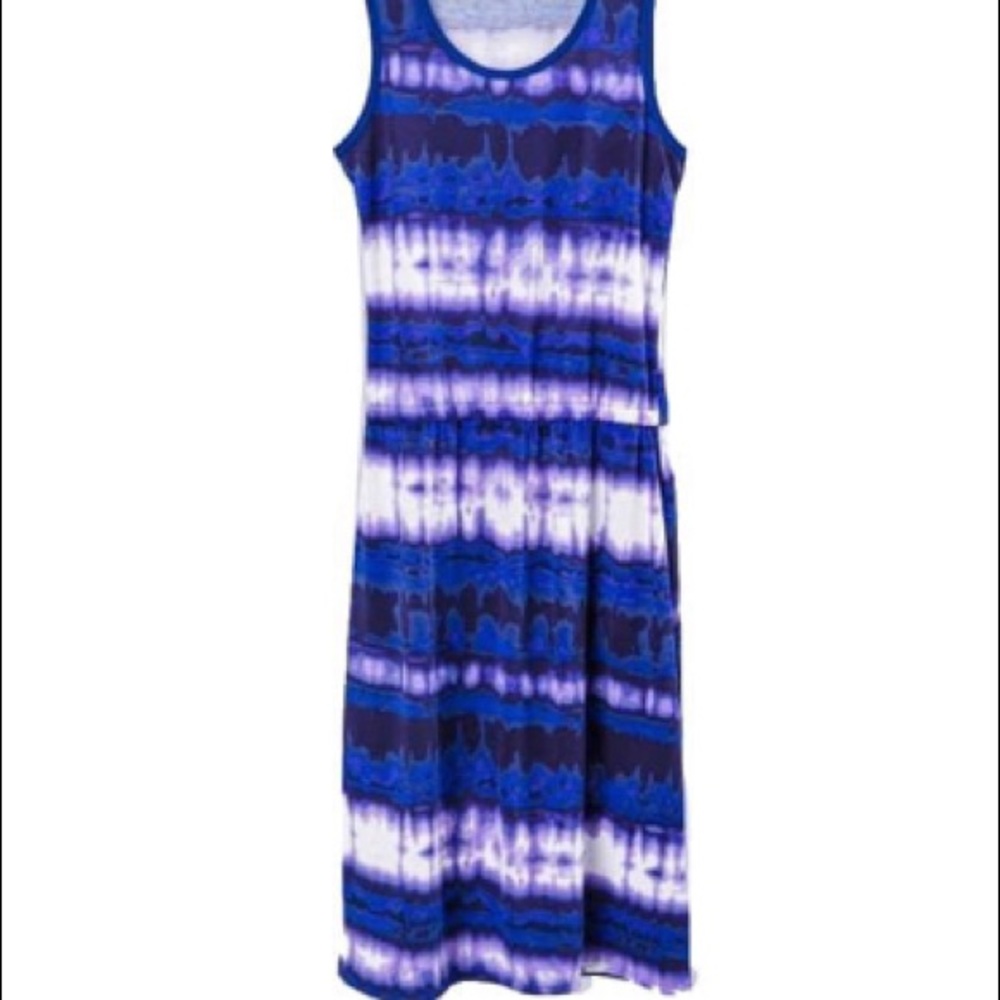 Tie dye maxi dress